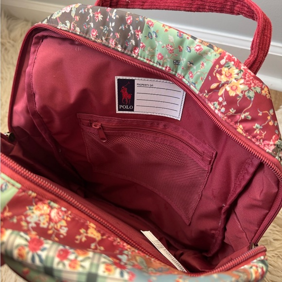 NWT Ralph Lauren Patchwork Backpack - Picture 6 of 8